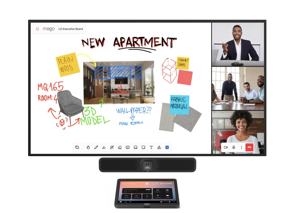 Mago on logitech display