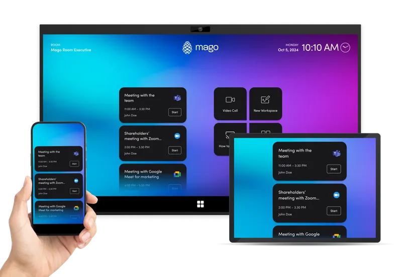 Mago Pro - One-tap joining with more than 15 video conferencing providers